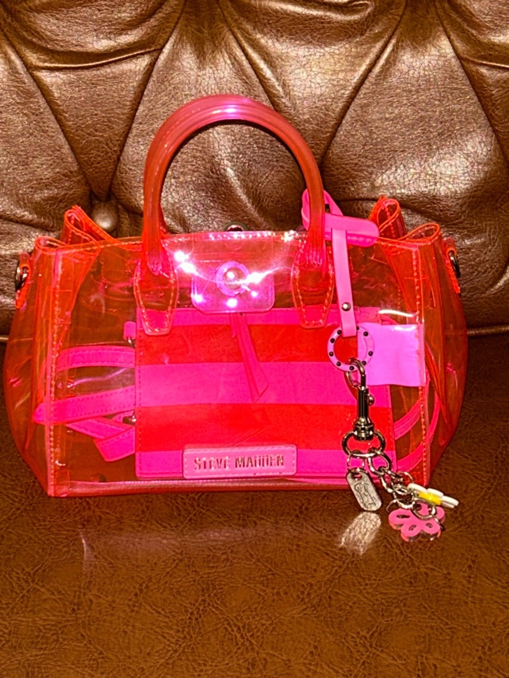 Beautiful Steve Madden Gummy Jelly Bag - Picture 3 of 12